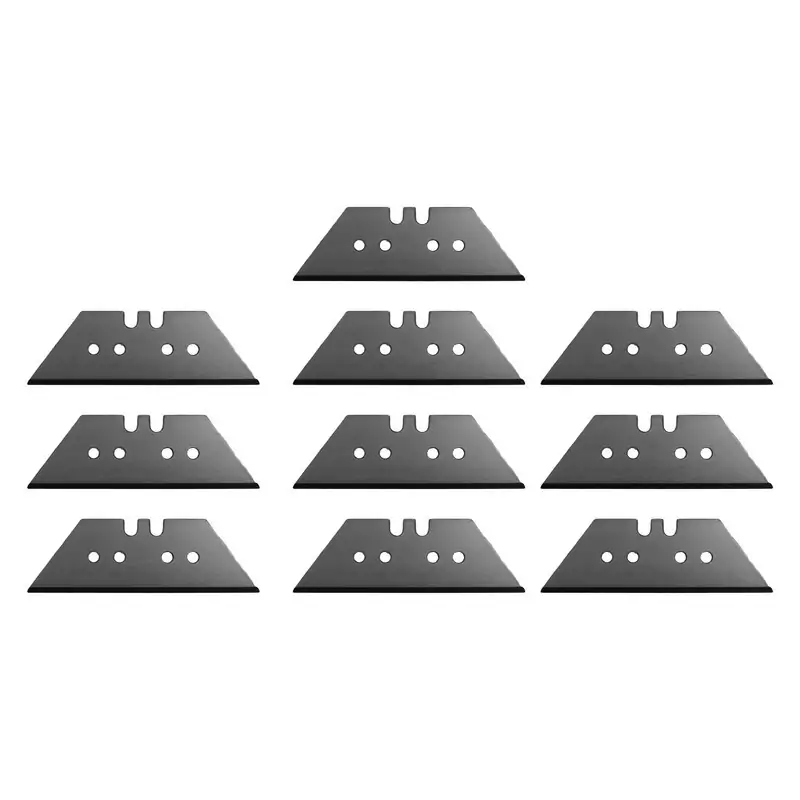 تیغ کاتر فورد مدل ذوزنقه ای کد YP-FHT0404-10PCS مجموعه 10 عددی