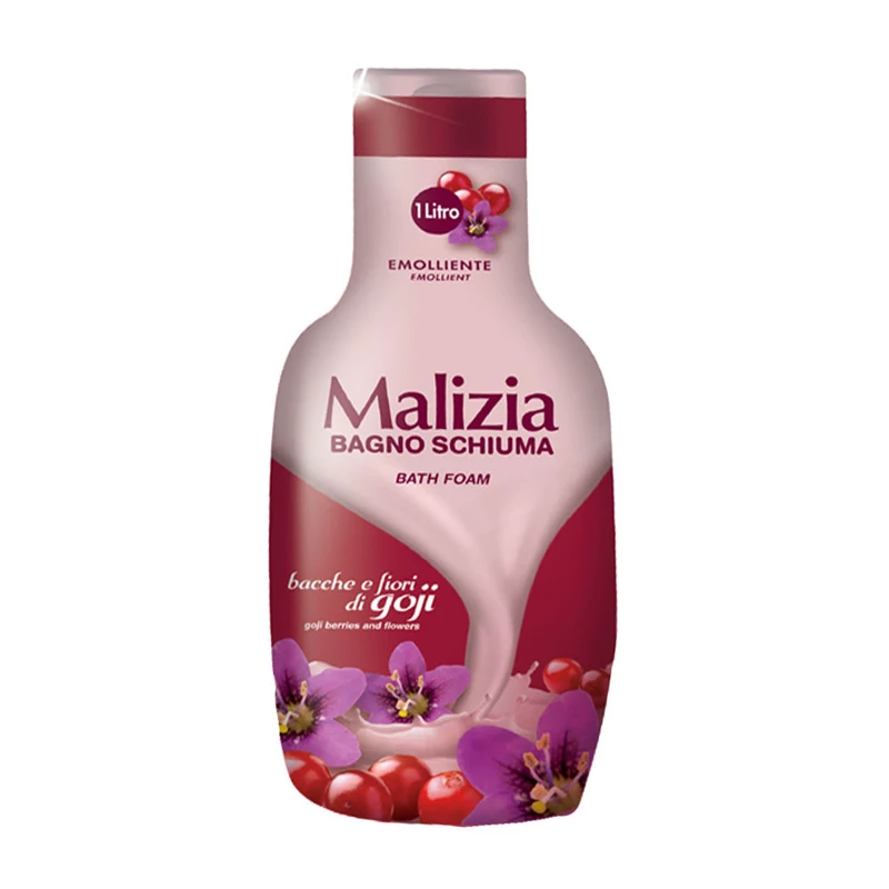شامپو بدن مالیزیا مدل گوجی 1000 میلی لیتر | Malizia bacche e fiori di goji goji berries & flowers bath foam 1000ml