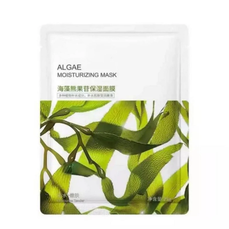 ماسک صورت مدل ورقه ای جلبک وزن 25 گرم