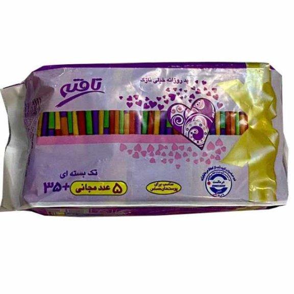 پد روزانه خیلی نازک تافته مناسب پوست حساس بسته  40 عددی