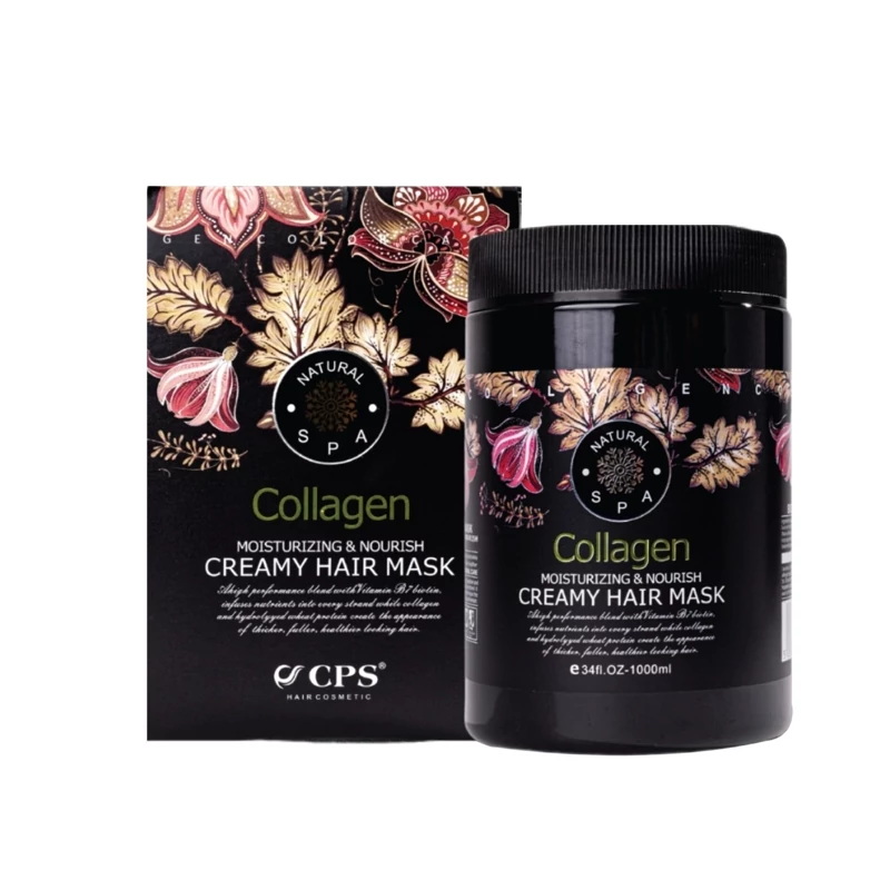 ماسک مو بدون سولفات کلاژن سی پی اس مدل نچرال اسپا حجم 1000 میل