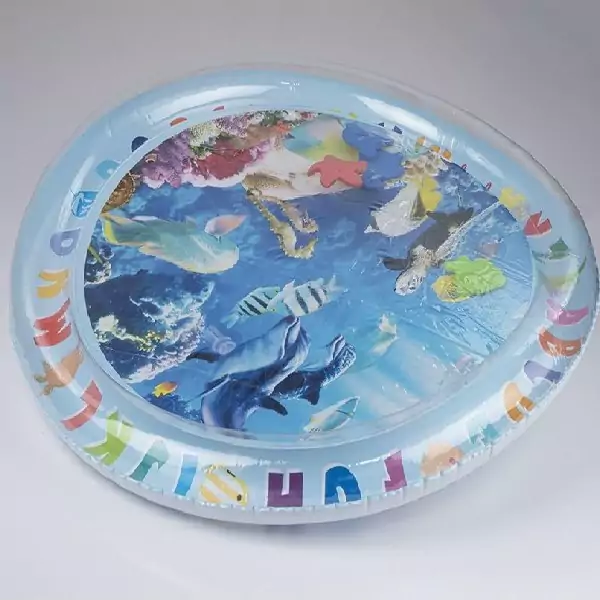 اسباب بازی واتر مت کودک تشک آبی بچگانه مدل دایره ای