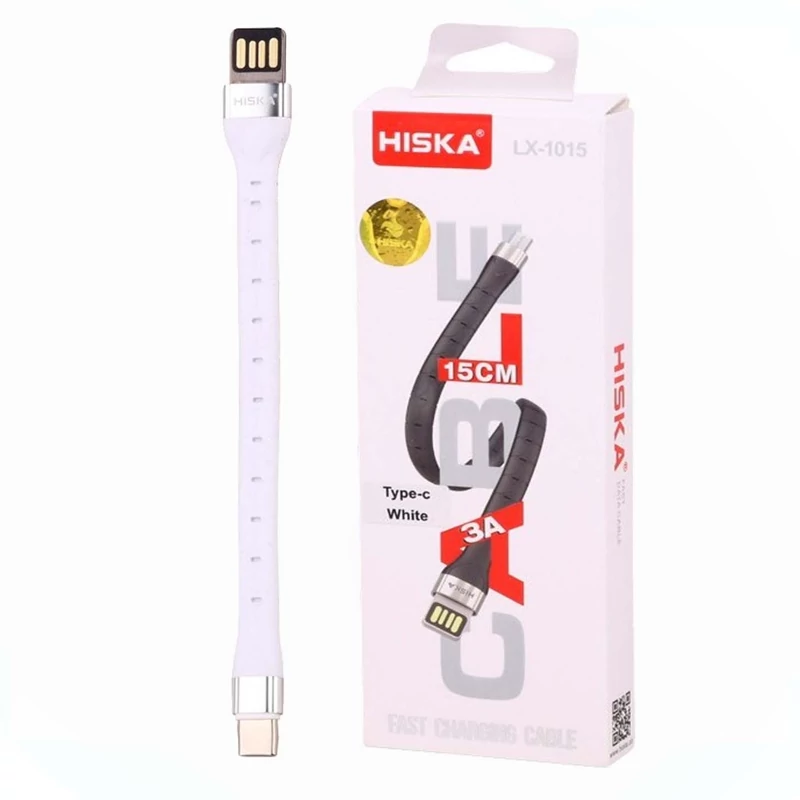  کابل شارژ پاور بانکی USB به Type-C هیسکا (HISKA ) مدل LX 1015