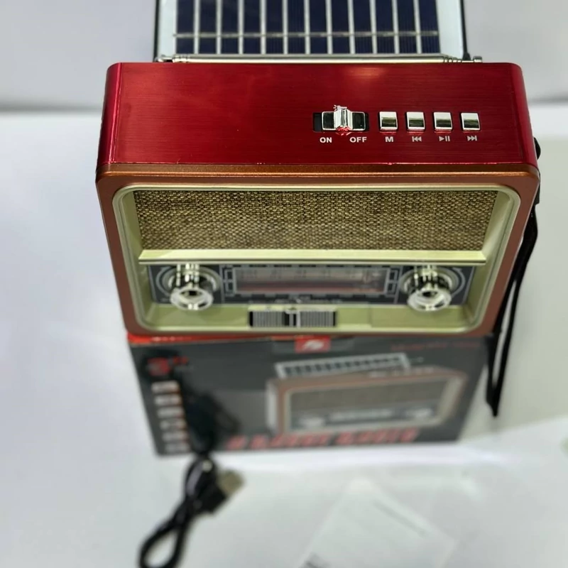 رادیو اسپیکر به همراه ساعت کی تی اف مدل KTF-1429