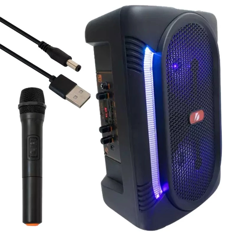 اسپیکر بلوتوثی قابل حمل کی تی اس مدل 13 اینچ(اسپیکر خوانندگی اسپیکر میکروفون دار)حجم صدای بلند و با کیفیت