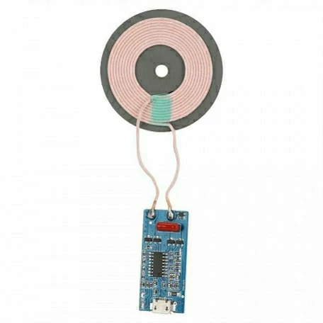 ماژول شارژر وایرلس 5W مدل HW-225 به همراه صفحه کویل شارژ