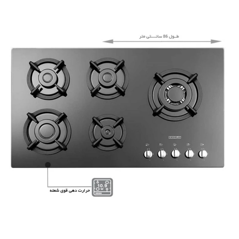 گاز صفحه ای استیل البرز مدل G 5957