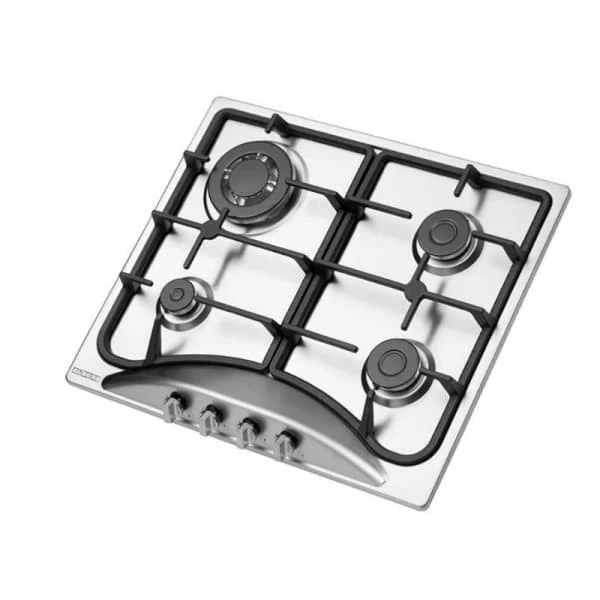 اجاق گاز صفحه ای استیل البرز مدل S 4653 با قطعات ایرانی