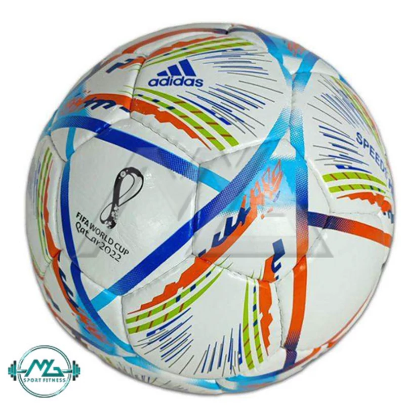 توپ فوتبال دوختی جام جهانی قطر 2022 سایز5 رنگ سفید