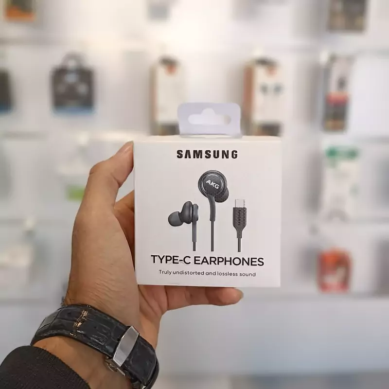 هندزفری سرکارتنی TYPE Cاصلی سامسونگ akg کیفیت عالی اورجینال