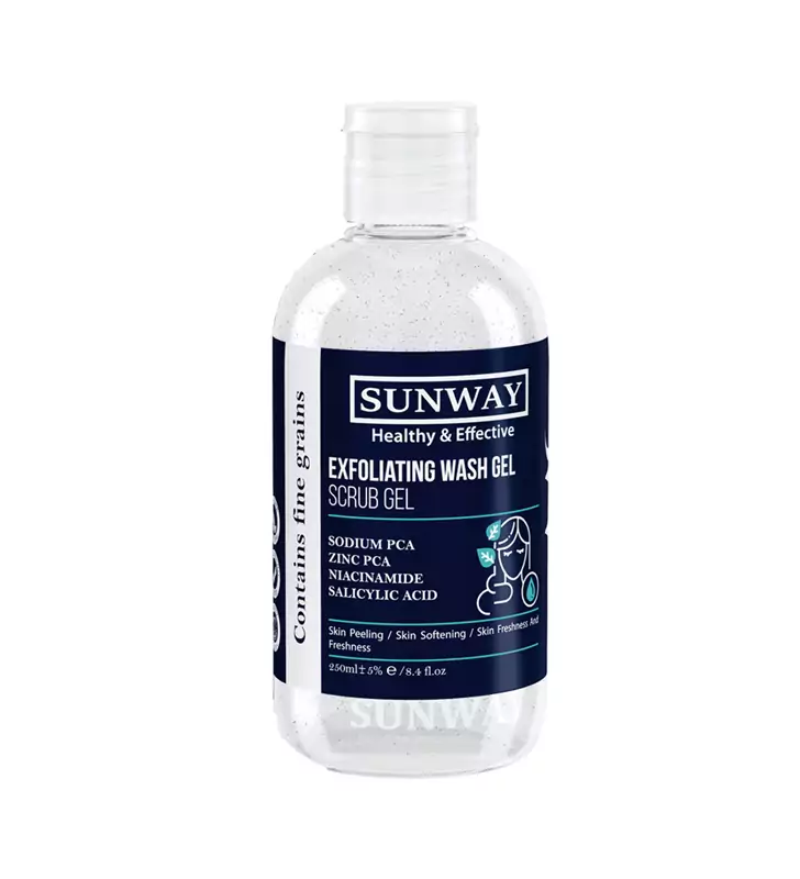 سان وی ژل شستشوی لایه بردار   SUNWAY EXFOLIATING WASH GEL SCRUB GEL 