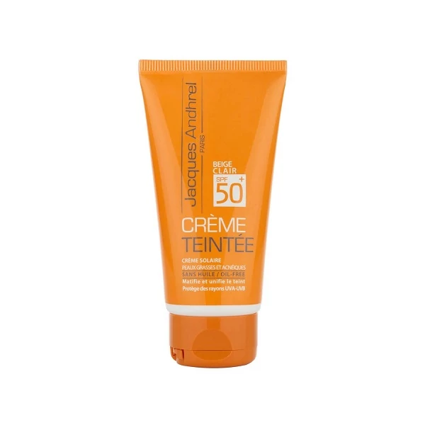 کرم ضد آفتاب ژاک آندرل پاریس مناسب پوست خشک و معمولی بژ روشن SPF50