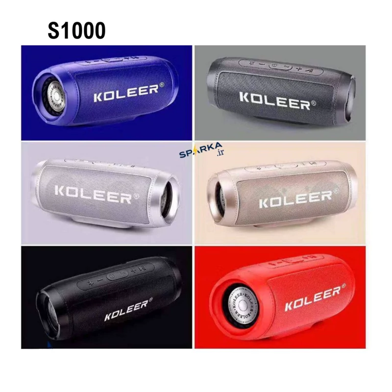 اسپیکر بلوتوثی قابل حمل KOLEER مدل S1000