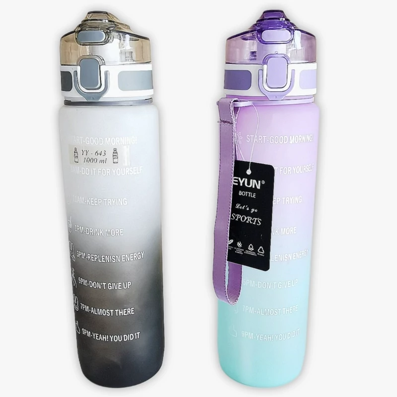 قمقمه آب یک لیتری نی دار