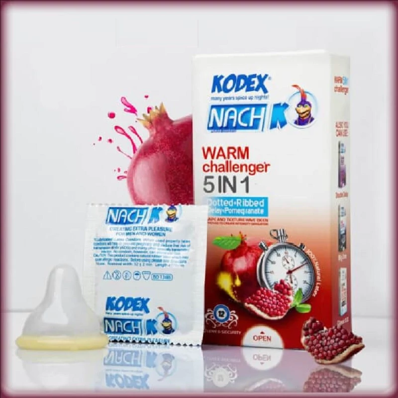 کاندوم کدکس پنج کاره گرم وارم چلنجر  5 در 1