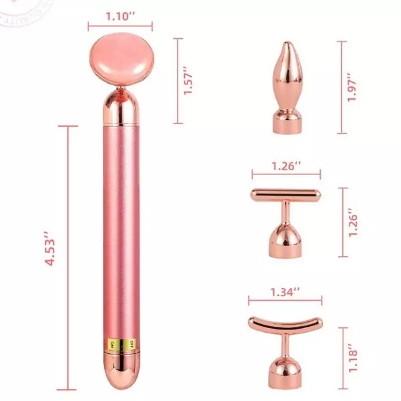 ماساژور قلمی چهار کاره کاملا فلزی ویبراتا مدل 2021
