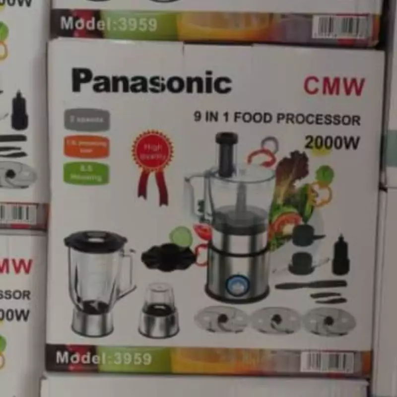 غذاساز پاناسونیک 9کاره مدل 3959 panasonic - قبل از سفارش استعلام موجودی بگیرید