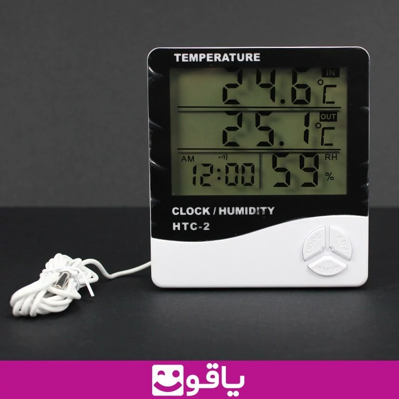 دماسنج و رطوبت سنج دیجیتال مدل htc 2 دما سنج رطوبت سنج محیطی درمان شاپ فروشگاه اینترنتی محصولات بهداشتی درمانی طبی401367