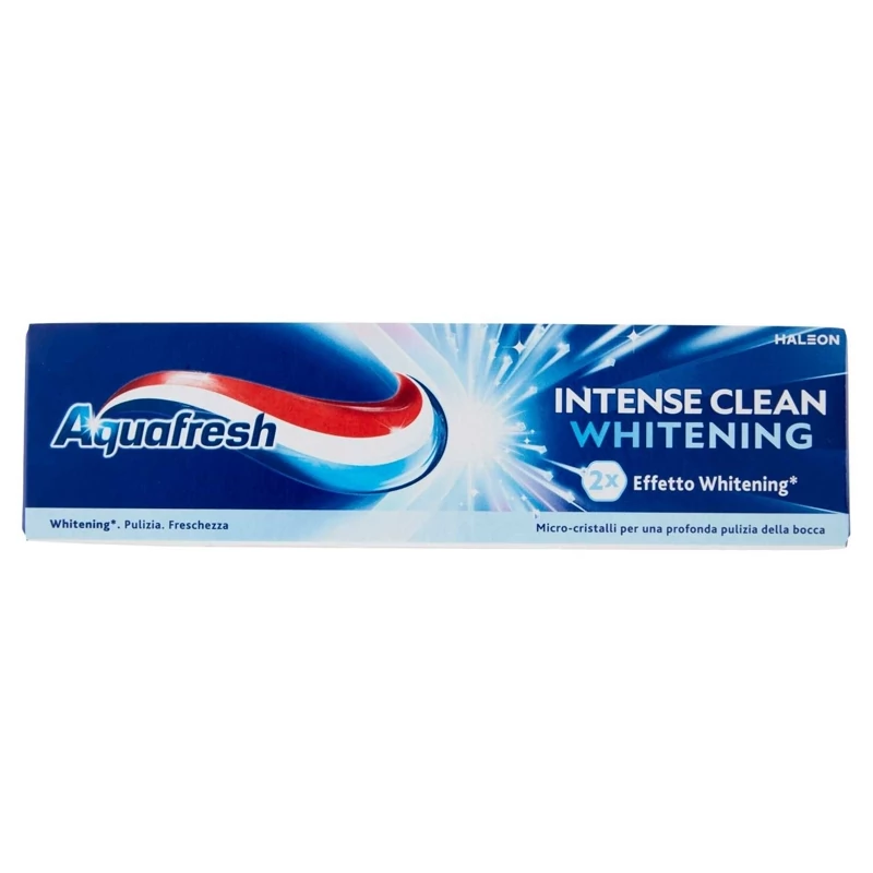 خمیردندان سفید کننده آکوافرش مدل intense clean حجم 75 میل