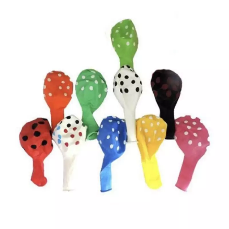 بادکنک لاتکس خالدار  کیفیت عالی