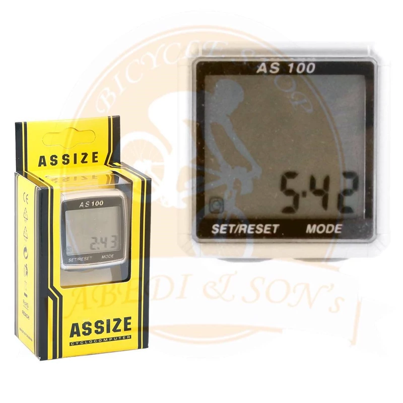 کیلومتر شمار دوچرخه دیجیتالی برند ASSIZE مدل AS100  کد 1042(راشا بایک)