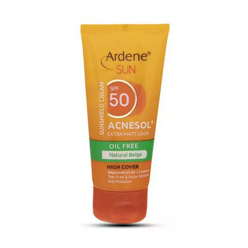 کرم ضد آفتاب SPF50 آردن،فاقد چربی