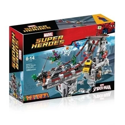 لگو مارول نبرد نهایی روی پل 1092 قطعه مدل Spider-Man 78057