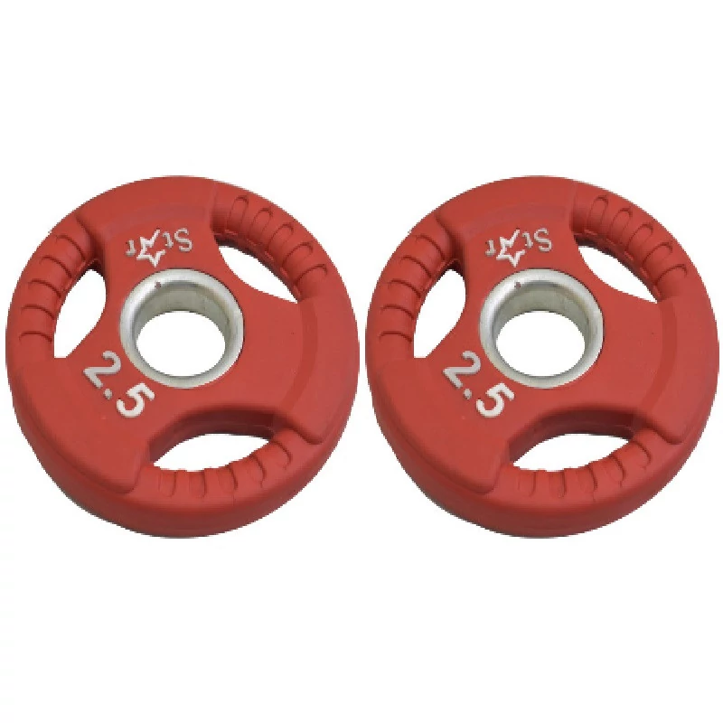 وزنه هالتر استار مدل 001 وزن 2.5 کیلوگرم بسته دو عددی