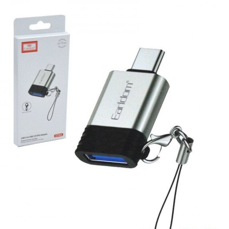 مبدل OTG تایپ سی به USB 3.0 ارلدام اصلی با سرعت انتقال بیشتر
