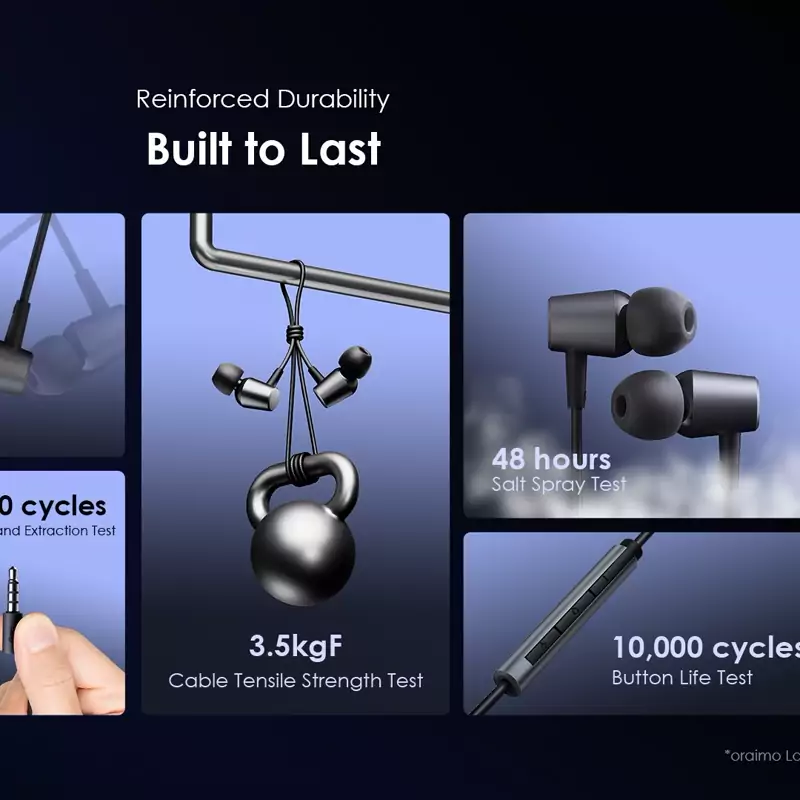 هندزفری سیمی اورایمو مدل Oraimo Trumpet 3