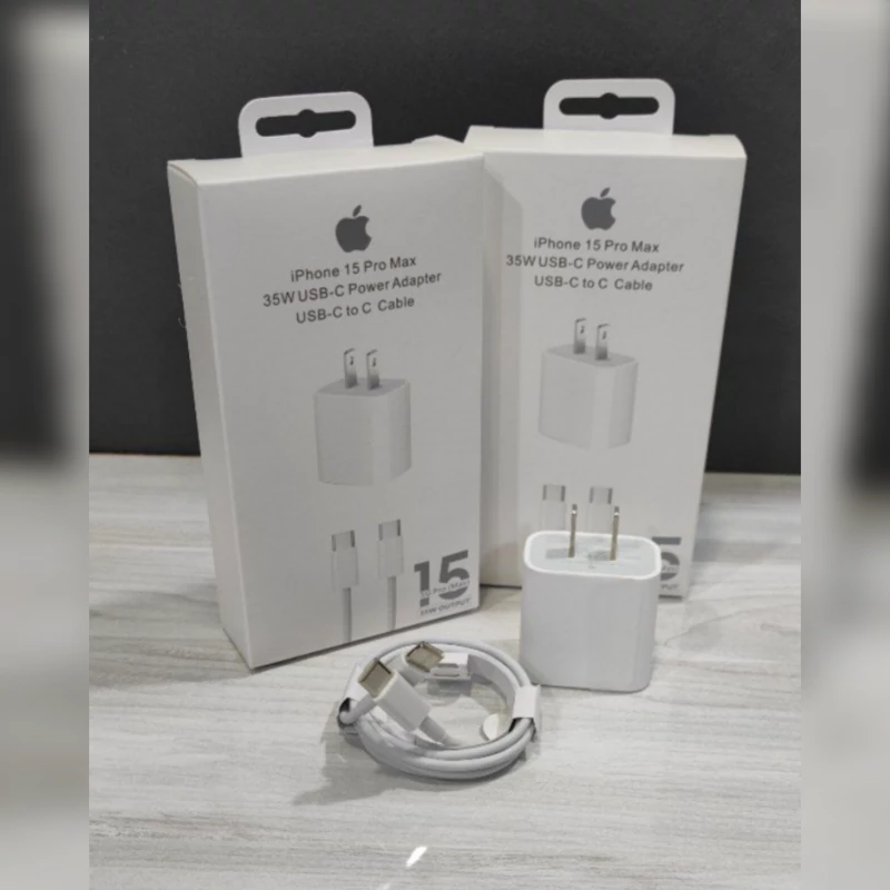 شارژر اصلی آیفن 15پرومکس(usb.c) بدونه کابل