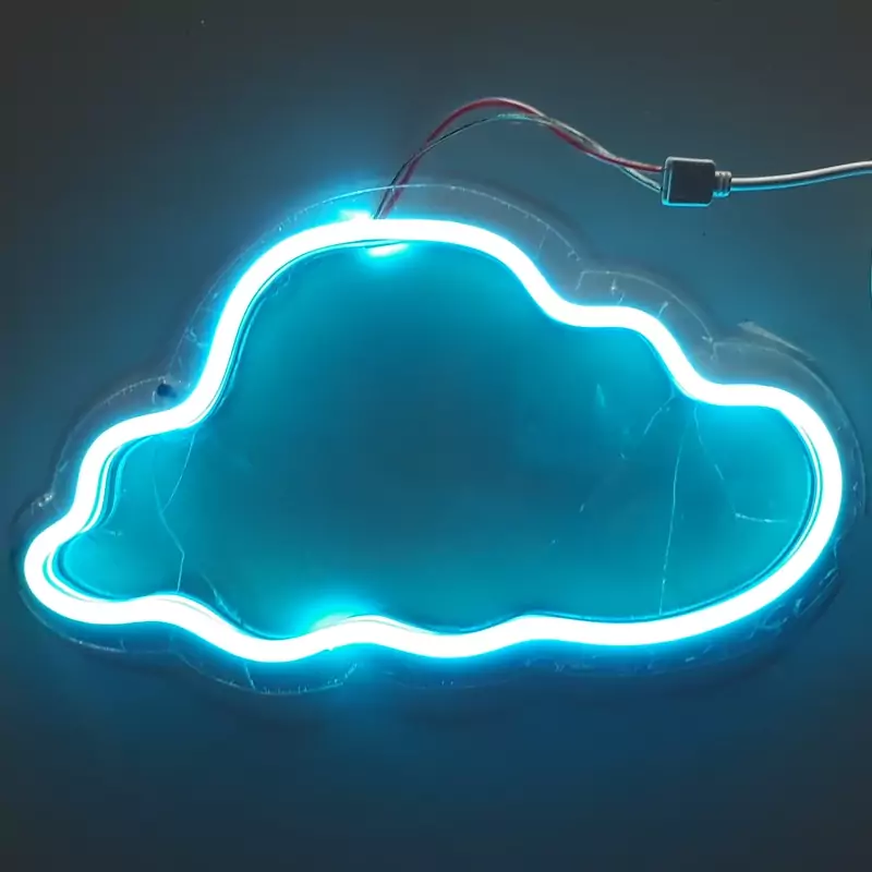 تابلو نئون اتاق خواب مدل ابر 