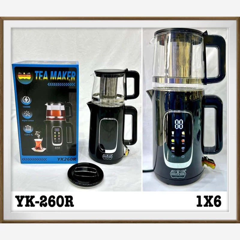 چای ساز دیجیتال لمسی مدل 260 رومانتیک هوم