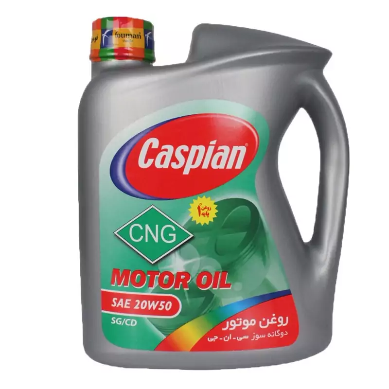 روغن موتور کاسپین مدل SG 20W50 CNG حجم 4 لیتر