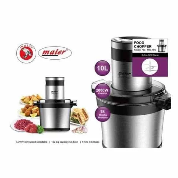 خردکن برقی استیل ده لیتری 