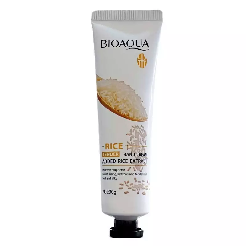 کرم دست بیوآکوا سی گرم انار و شیر و برنج و هیالورنیک  اسید و ویتامین سی 