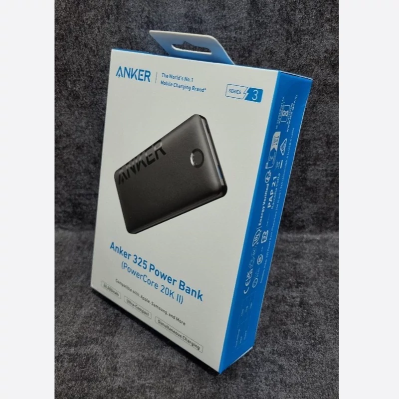 پاوربانک اورجینال ANKER مدل anker 325 ظرفیت 20000mah کیفیت عالی ارسال و تحویل سریع