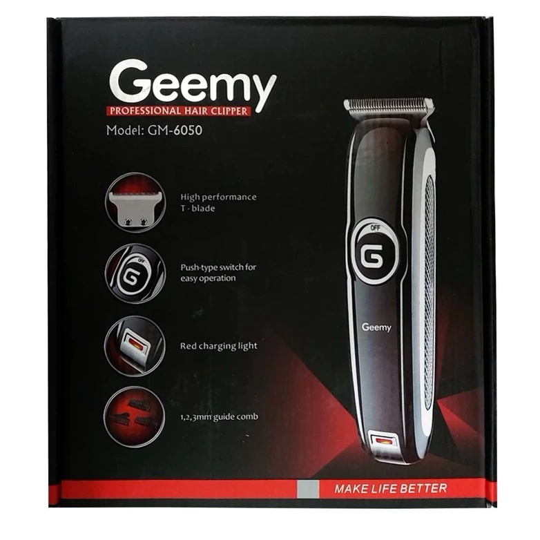 ماشین اصلاح مارک جیمی (Geemy) مدل GM.6050 و ماشین اصلاح و خط زن حرفه ای