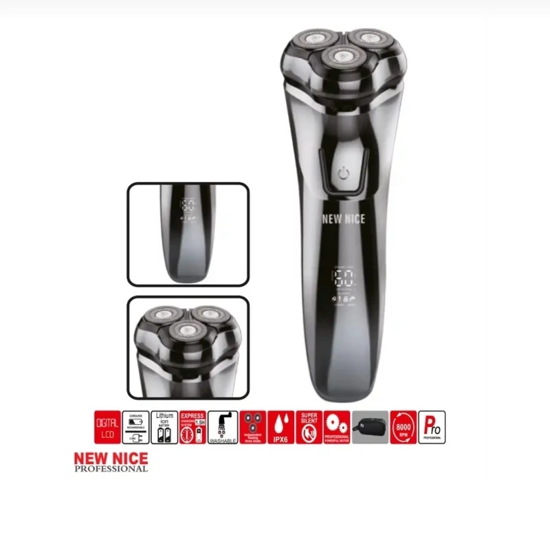 ماشین اصلاح ریش تراش سه تیغ نیونایس مدل nw840