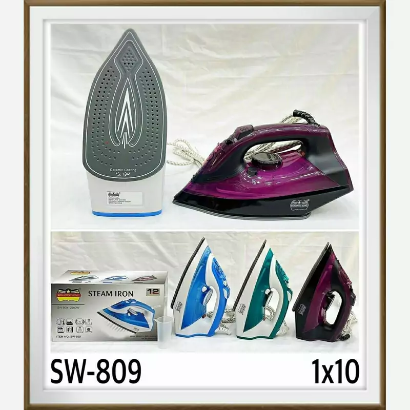 اتو بخار لباس برند رمانتیک هوم مدل 809