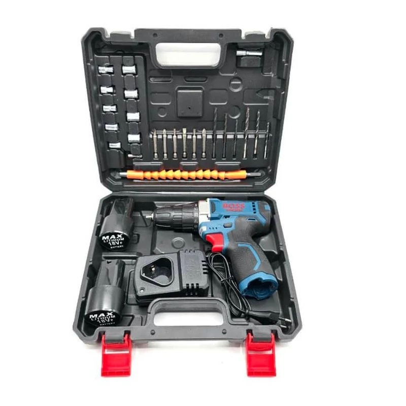 مجموعه 27 عددی دریل پیچ گوشتی باس مدل BS-MAX18V-2BK