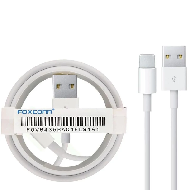 کابل شارژ USB به لایتنینگ فاکسکان ( Foxconn)مدل V8