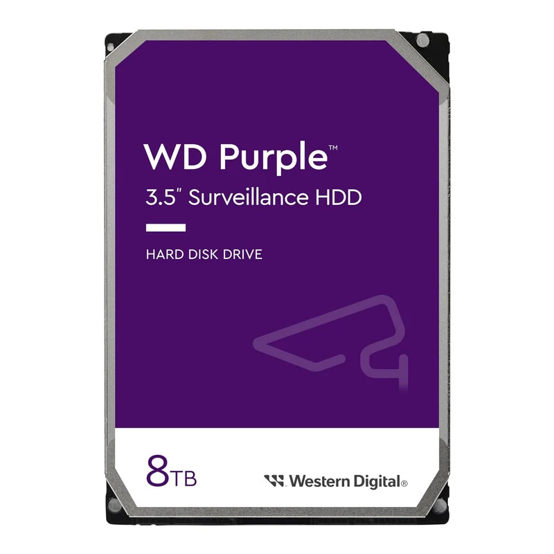 هارد دیسک اینترنال وسترن دیجیتال مدل Purple WD85PURZ ظرفیت 8 ترابایت