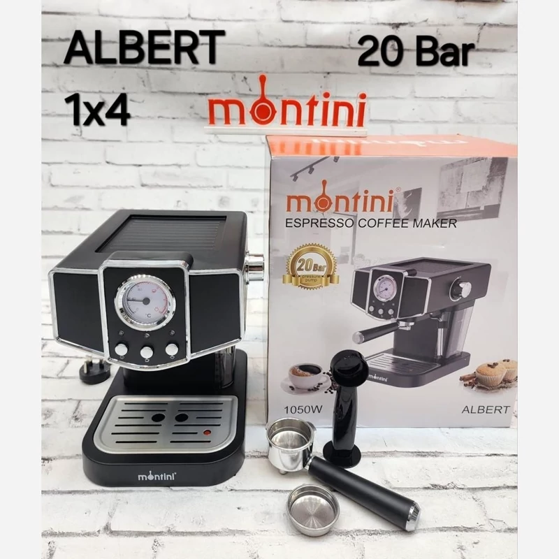 اسپرسوساز مونتینی مدلMontini ALBERT 1050W با فشار 20 بار
