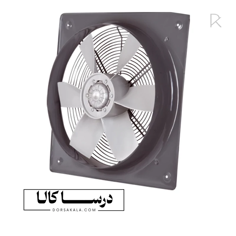 هواکش صنعتی دمنده 50 سانت ایلکا پروانه پلاستیکی مدل VIE-50A4T سه فاز، 1320 دور در دقیقه، دائم کار با 18 ماه گارنتی