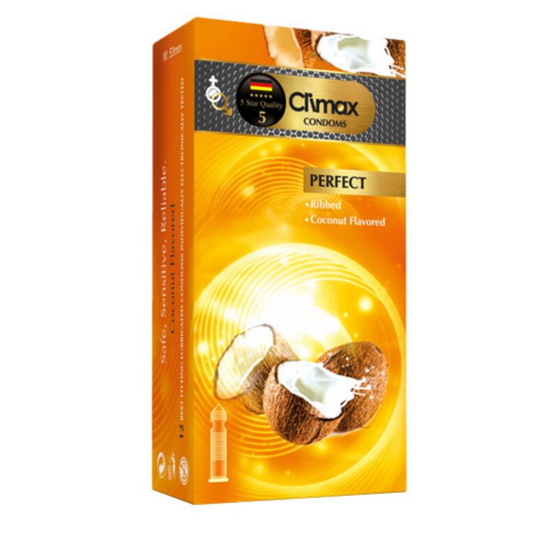 کاندوم کلایمکس مدل پرفکت بسته 12عددی