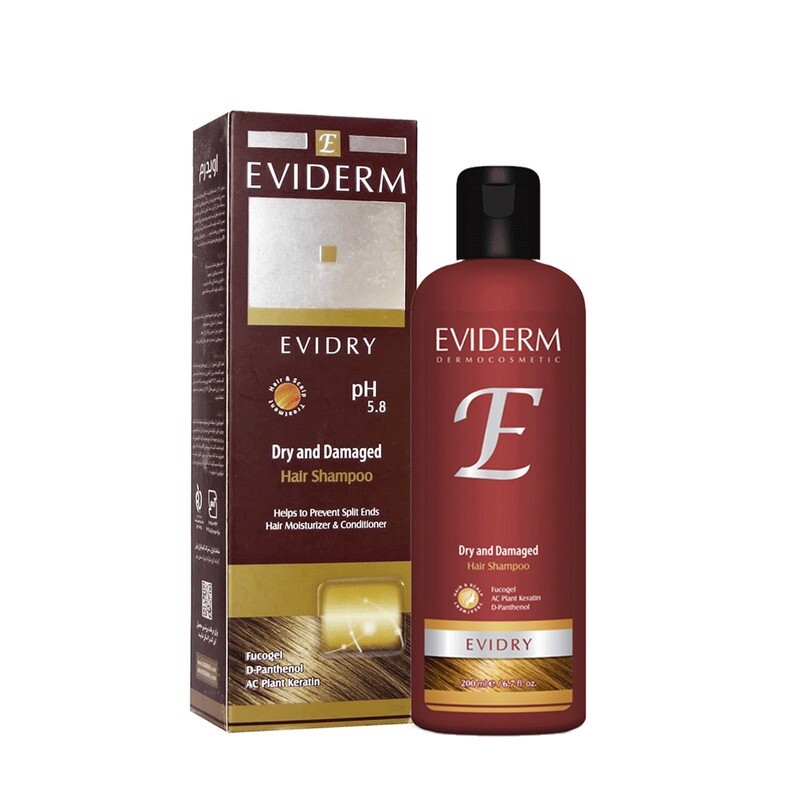 شامپو مو اویدرم مدل VIDR حجم 200 میلی لیتر