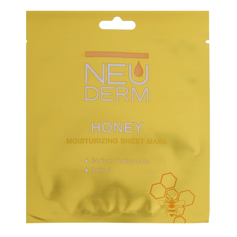 ماسک صورت نئودرم مدل Honey حجم 25 میلی لیتر