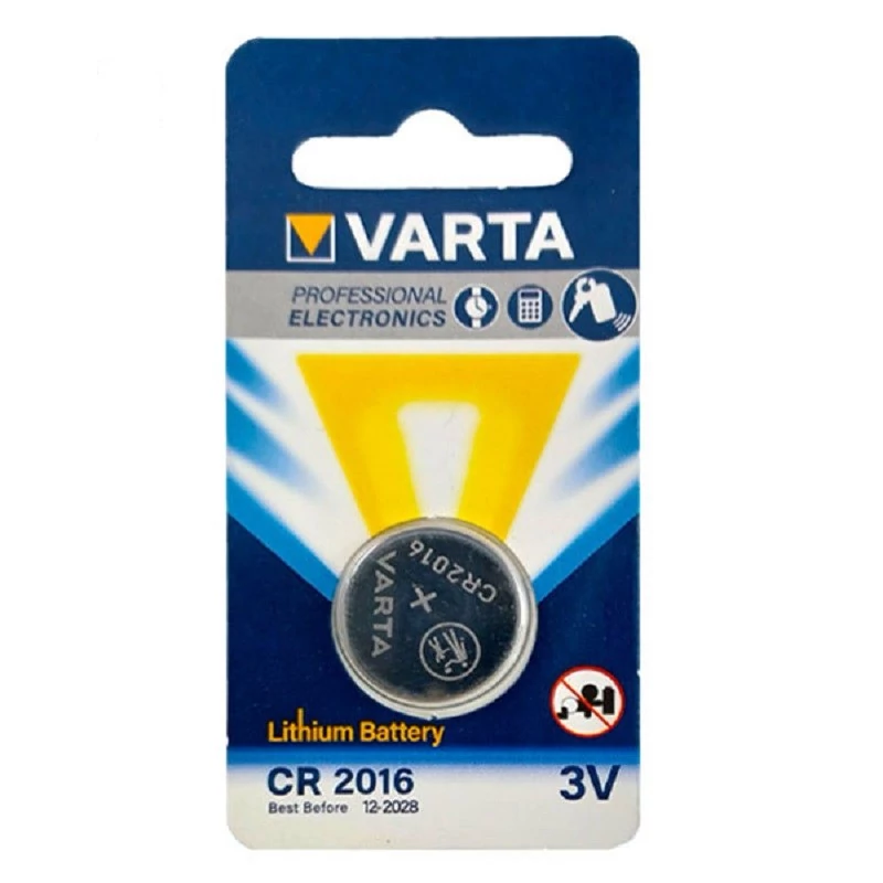 باتری سکه‌ای CR2016 برند VARTA