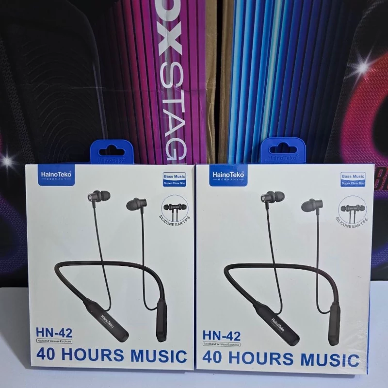 هندزفری بلوتوثی گردنی هاینوتکو مدل HN-42 ا Haino teko HN-42 Earphone (تک/عمده)